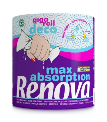 Rolo Cozinha RENOVA Gigaroll Deco cx/6