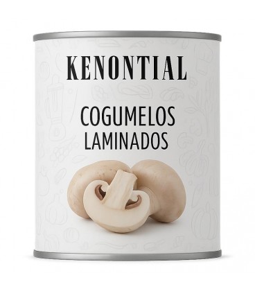 Cogumelos Laminados Lata (1 Kg) 780gr cx/12