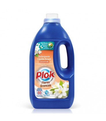 Detergente Plok Flores Brancas 3 Lt 60 Doses cx/4