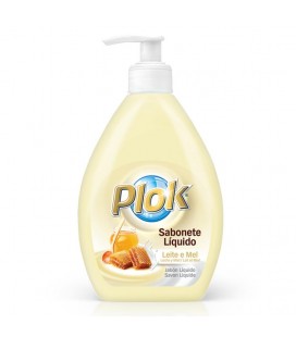 Sabonete Liquido Maos Plok Leite e Mel 600 ml cx/8