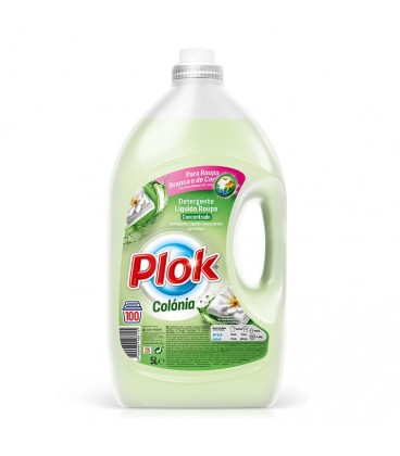 Detergente Roupa Liquido Plok Colonia 100D 5Lt cx2