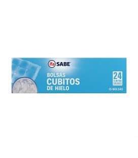 Sacos para Cubo de Gelo 24 Bolsas x 15 Cubos cx/32
