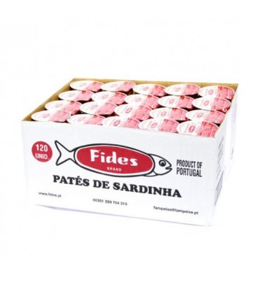 Pate Sardinha Fides Unidoses 120 un