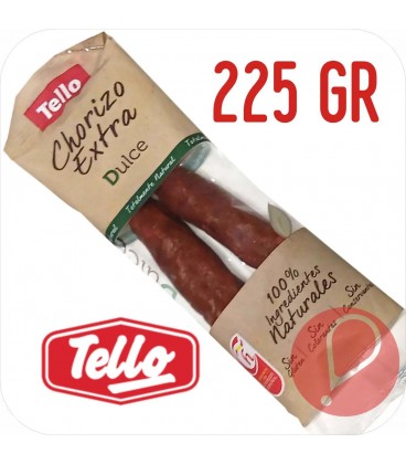 Chourico Extra Sarta Dulce Tello 225 gr