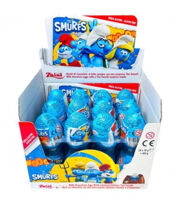 Zaini - Ovo Smurfs c/ Surpresa 20 gr cx/24