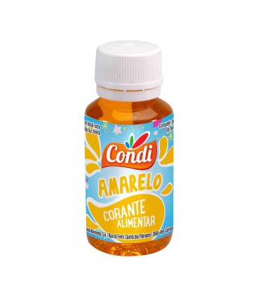 Corante Amarelo liq 25 ml cx/ 24