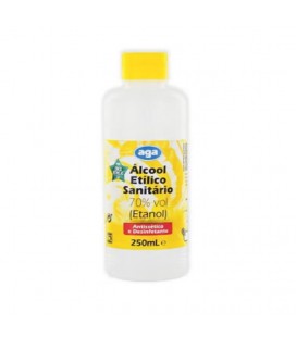 Alcool Etilico Sanitario Akga 250 ml cx/24